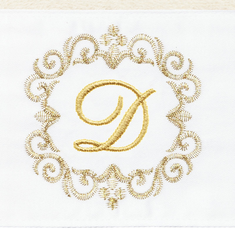 Winston Porter 100% Turkish Cotton MONICA 2PC Embellished Hand Towel Set, D