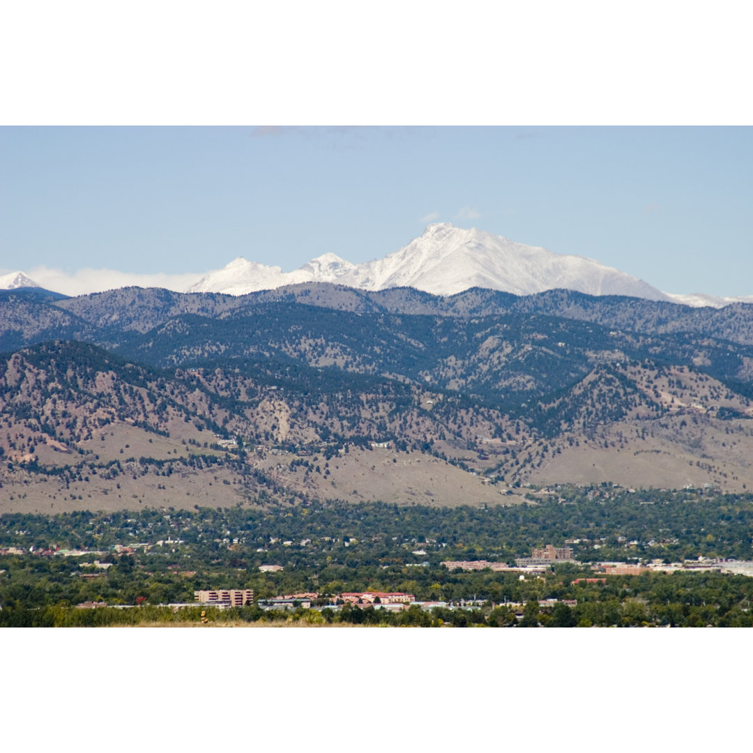 Boulder Colorado von SWKrullImaging - Druck auf Leinwand ohne Rahmen