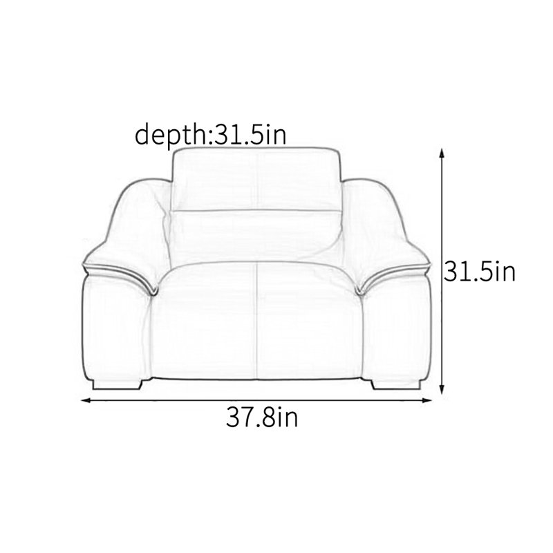 Simple elegant comfortable accent chair