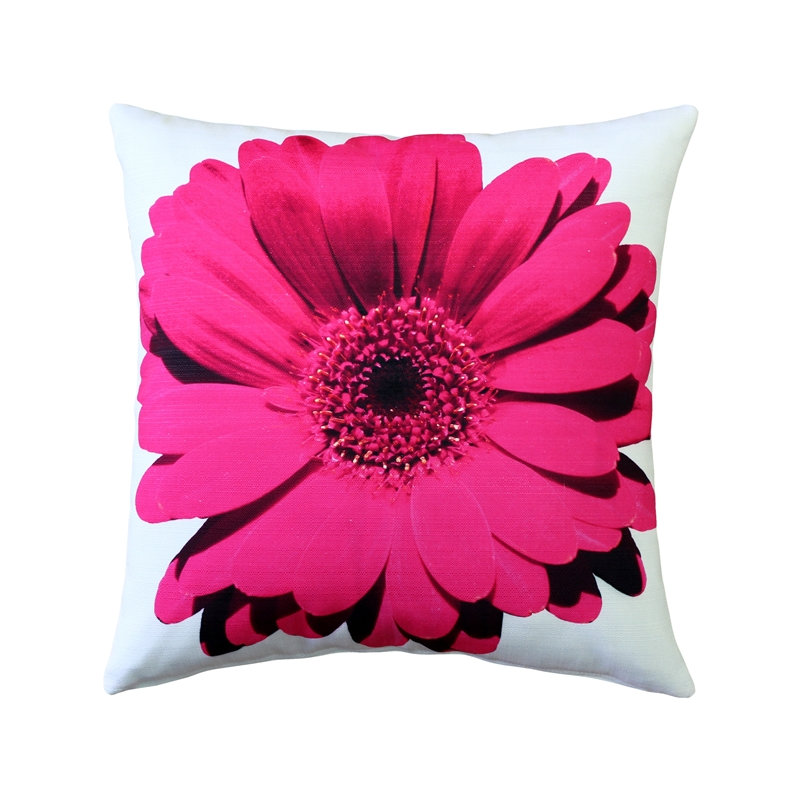 Coussin intérieur / extérieur 'Daisy Flower, Rose