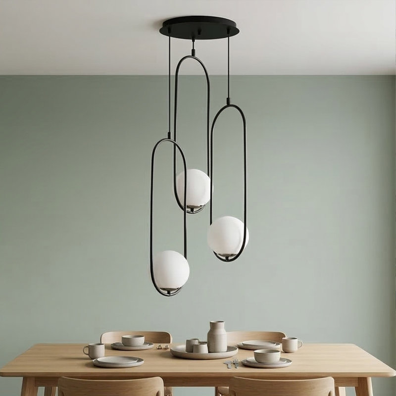 Laiken 3-Light Adjustable Modern Cluster Globe Pendant