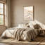Toile abstraite avec dunes de sable-682104765