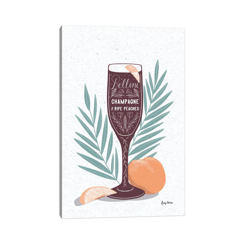 Fruity Cocktails I by Becky Thorns - Wrapped Canvas Print, 20.32 cm H x 30.48 cm W