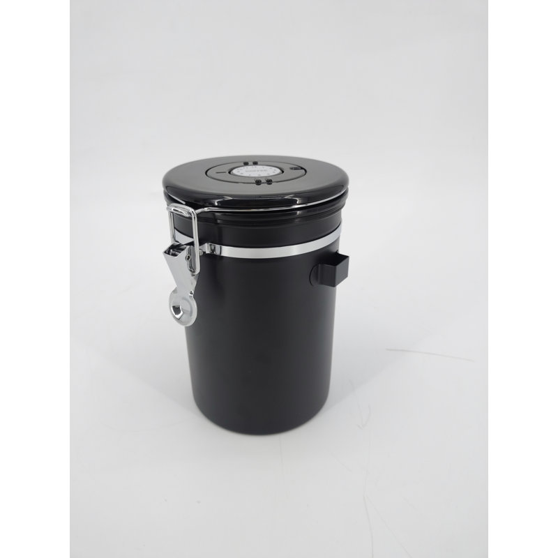 Airtight Sealed Coffee Bean Storage Canister With Expiration Date Dial - Co2 Valve Vacuum Sealed Coffee Container With Scoop For Beans Grounds 22344C24E0FC4B8C872F0A9B7C2D55C4