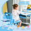 Ensemble de bureau d'écriture et de chaise pour enfants 27,5 po Stepanie-1093752088