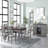 Casual Two Tone 6 Drawer Dining Table