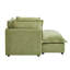 Chaise d'appoint rembourrée avec repose-pieds-170811372