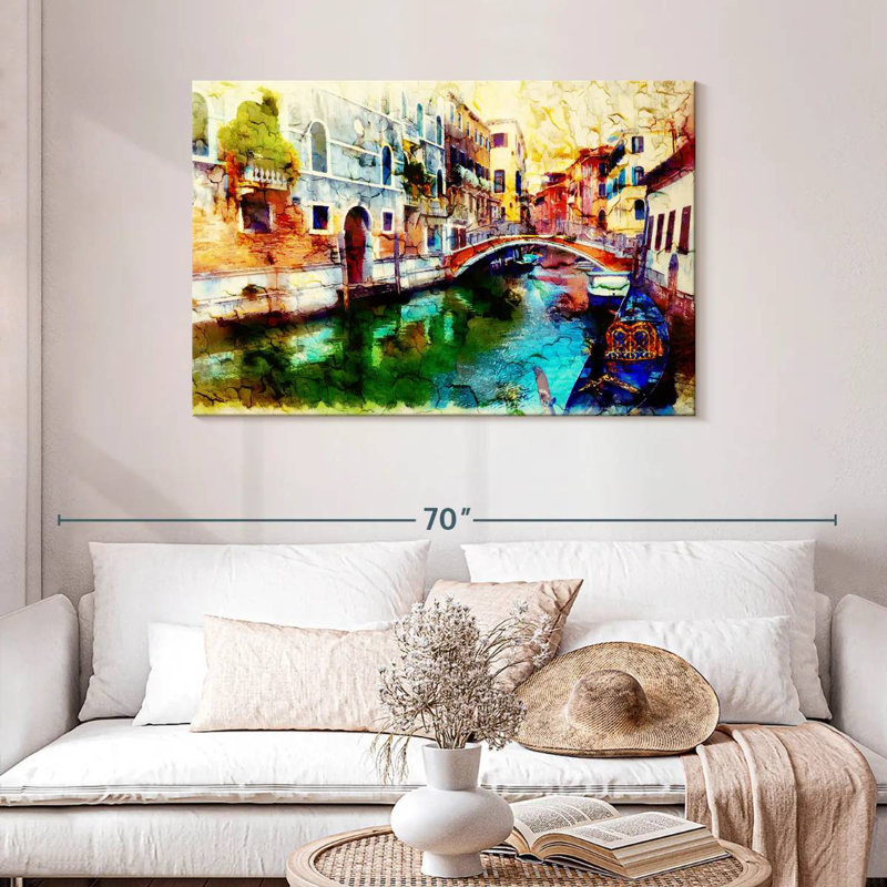 Hannes Memories Of Venice, H 30 po x l 45 po