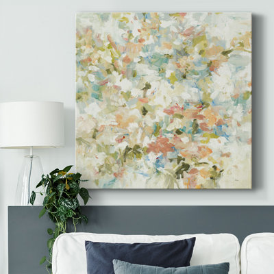 " FLORAL BLUSH I " Painting Print