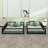Floor Bunk Bed Frame With Ladder And Safety Guardrails-117531117