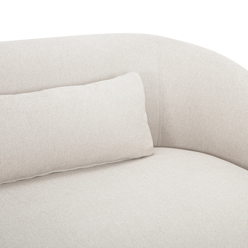 AMELIA RIGHT ARM FACING CHAIR WARM WHITE, Warm White