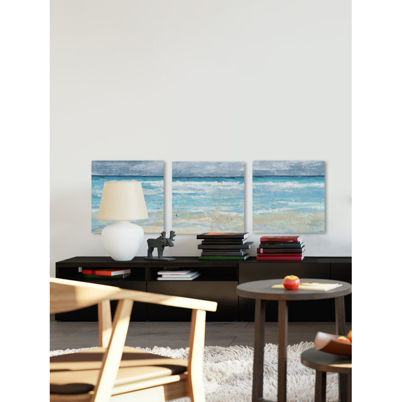 « guépards sea »-image multi-pièces sur toile tendue, H 18 po x l 18 po x P 1,5 po