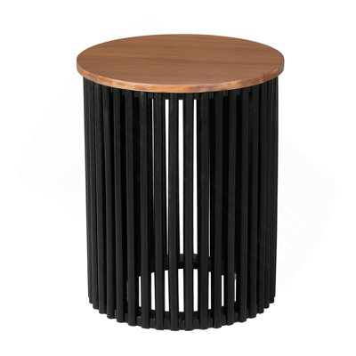 ACACIA SOLID WOOD SIDE TABLE