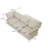 Fairford 5-Piece Upholstered Modern Linen Fabric Sectional With Storage Ottoman-1262559040