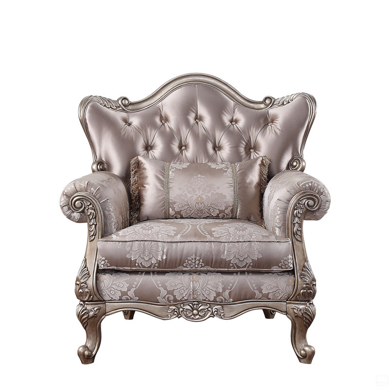 Fabric Chair W/Pillow