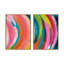«Bright Bright gauche and Right» par Jessi Raulet de Ettavee, ensemble d'art mural sur toile encadrée-91632157
