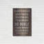 «Cabin Life V Dark Wood» par Sue Schlabach, art mural en métal-2069681029