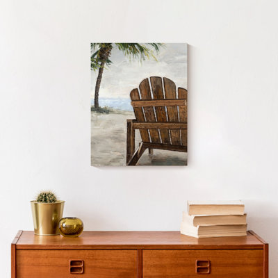 Chaise de plage sur toile