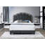 Lit plateforme moderne et glamour de taille queen avec tête de lit coquillage réglable-1670729628-1670729619