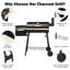 Dakota Fields Brogen 114cm W Charcoal Grill