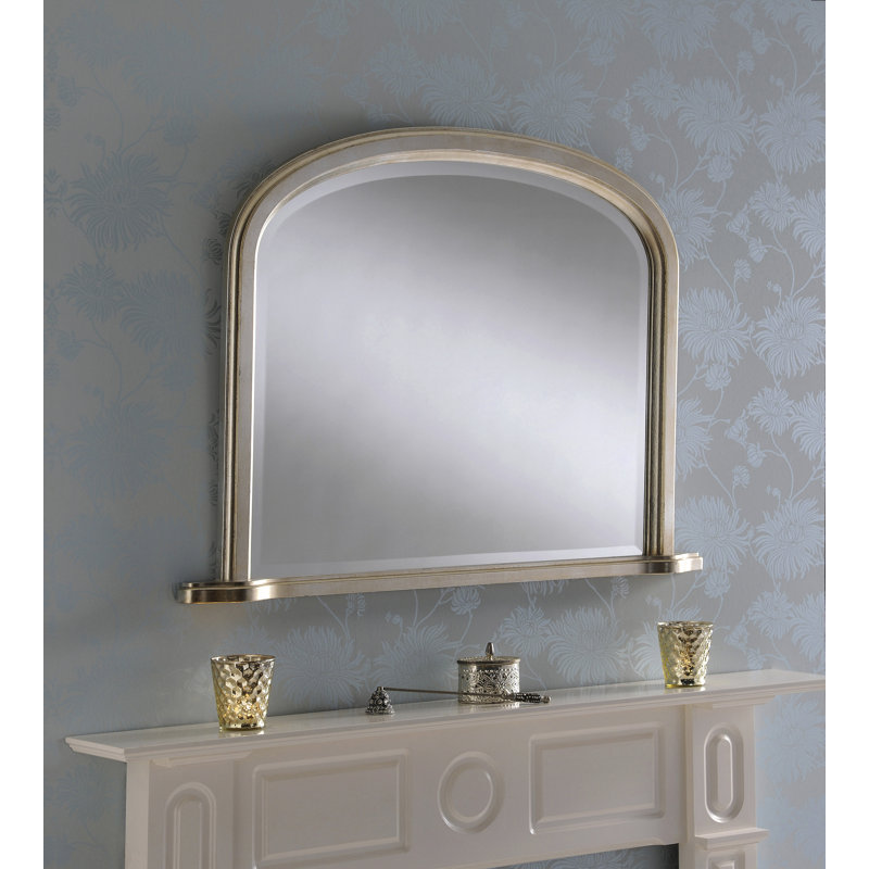Beklabito Glass Flat Wall Mirror, 74cm H x 102cm W, Silver