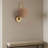 Alana 1-Light Armed Sconce with Jute Globe Shade