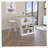 1 Piece Rectangular Dining Table without Chair