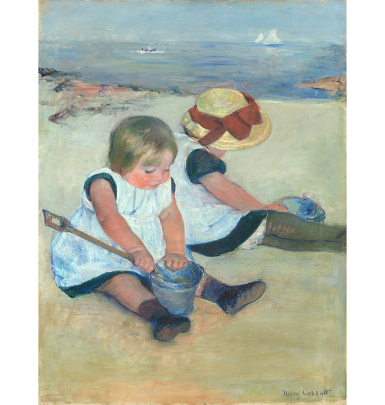Children Playing On The Beach