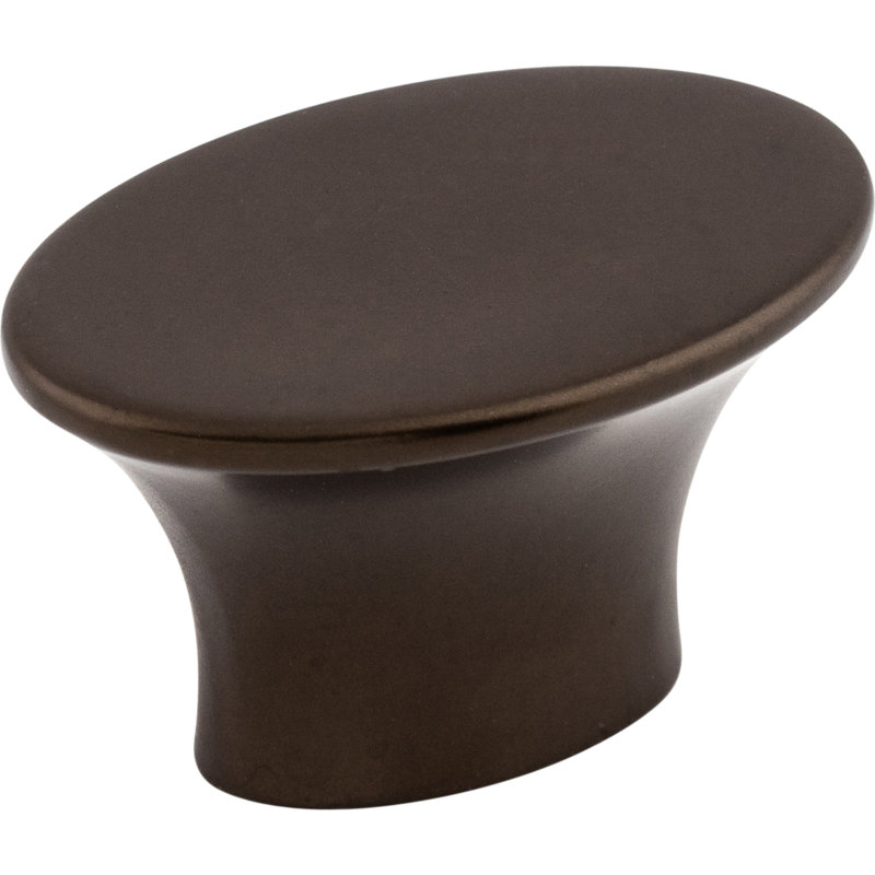 Edgewater 1 1/2" Length Oval Knob, Oiled Rubbed Bronze