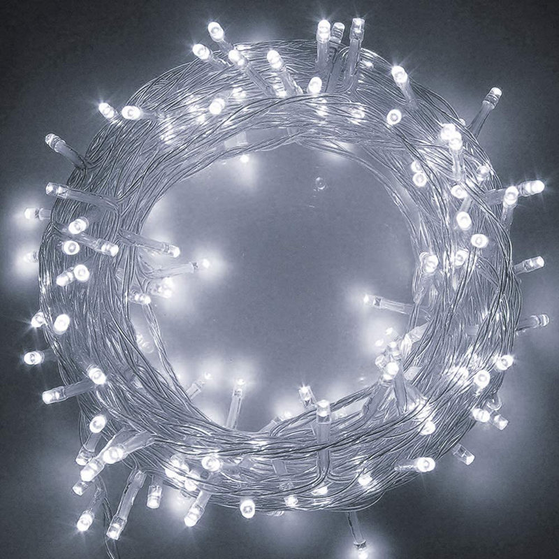  Mini guirlande de 100 lumières DEL 600 pi pour l'intérieur, Blanc froid