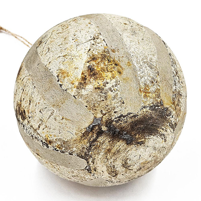 Ornement boule de Noël en verre - ensemble de 6 - 4 po de diamètre - cuivre