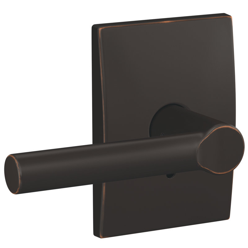 Custom Broadway Non-Turning Lever with Century Trim, Aged Bronze
