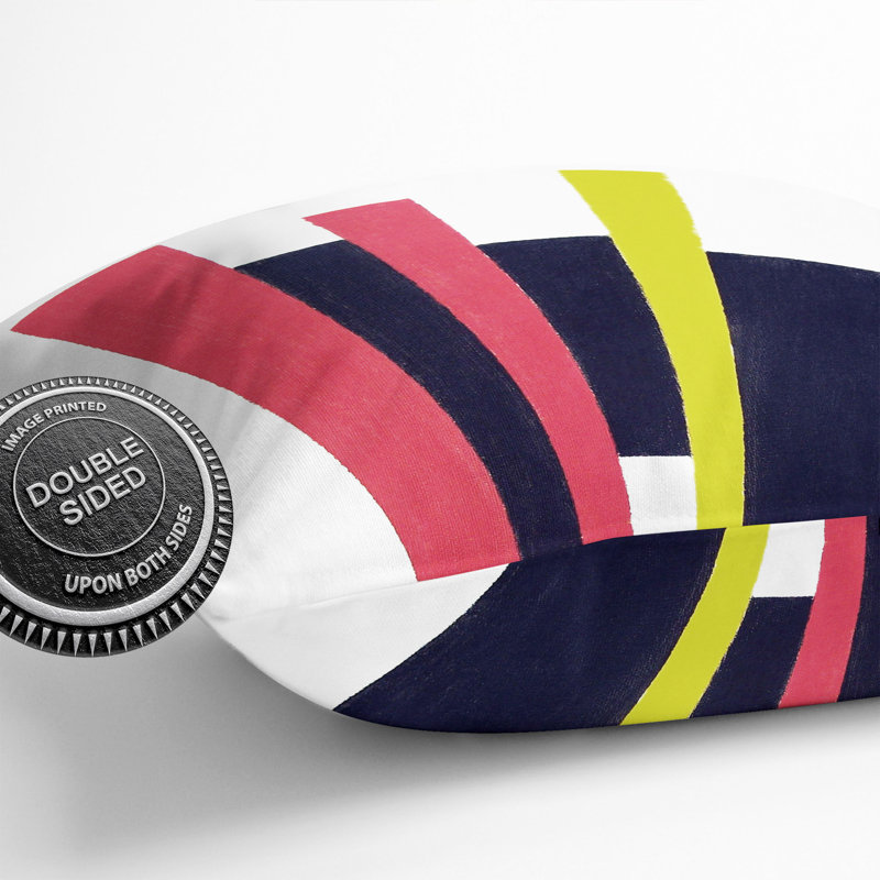 Composition Vol.5 Geometric Square Throw Cushion, 40cm H x 40cm W x 15cm D