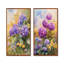 Country hortensias et fleurs sauvages I - impressions sur toile florales 2 panneaux-1929977425-1929977439