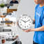 Bloc d'alimentation pour horloge silencieuse