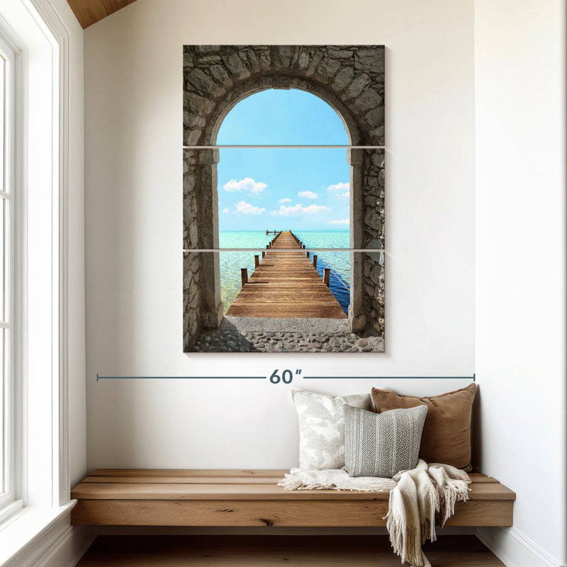 Lilie Stone Arch Boardwalk, 50" H x 32" W