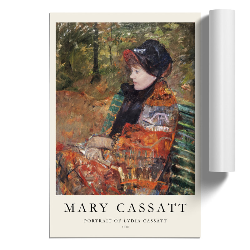 Lydia Cassatt by Mary Cassatt - No Frame Print, 42cm H x 30cm W x 0.1cm D