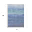 Tapis d'extérieur lavable abstrait bleu sarcelle bleu et bleu ciel 10 pi x 14 pi