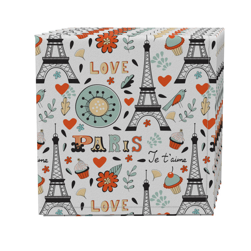 Cotton Twill No Pattern Square Napkin