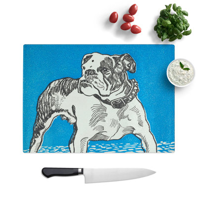 Bulldog by Moriz Jung Chopping Board