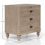 Table de chevet 3 tiroirs avec finition sable