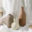 Set Of 3 Ceramic Vases, Modern Farmhouse Home Decor, Rustic Brown Pottery Vases For Pampas Grass, Flowers, And Plants - Perfect For Living Room, Bedroom, Table, Entryway, And Bathroom