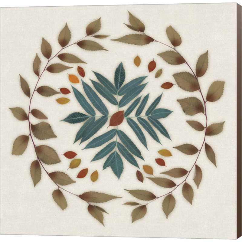 " Leaf Pattern IV ", 24" H x 24" W x 1.5" D