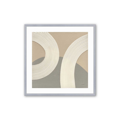 «Rhythm in Neutral Shades I», reproduction sur toile