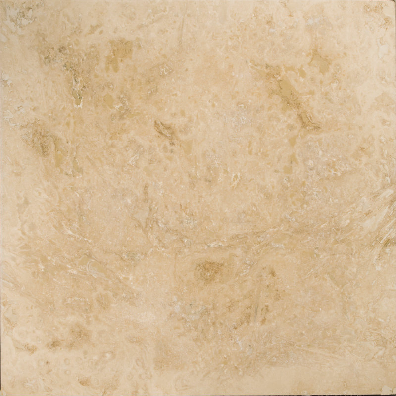 Travertine 24" x 24" Filled and Honed Field Tile in Beige