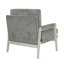 Chaise d'appoint Modern Home avec tissu en chenille, structure en bois massif et coussins réversibles pour plus de confort et de style-525054245