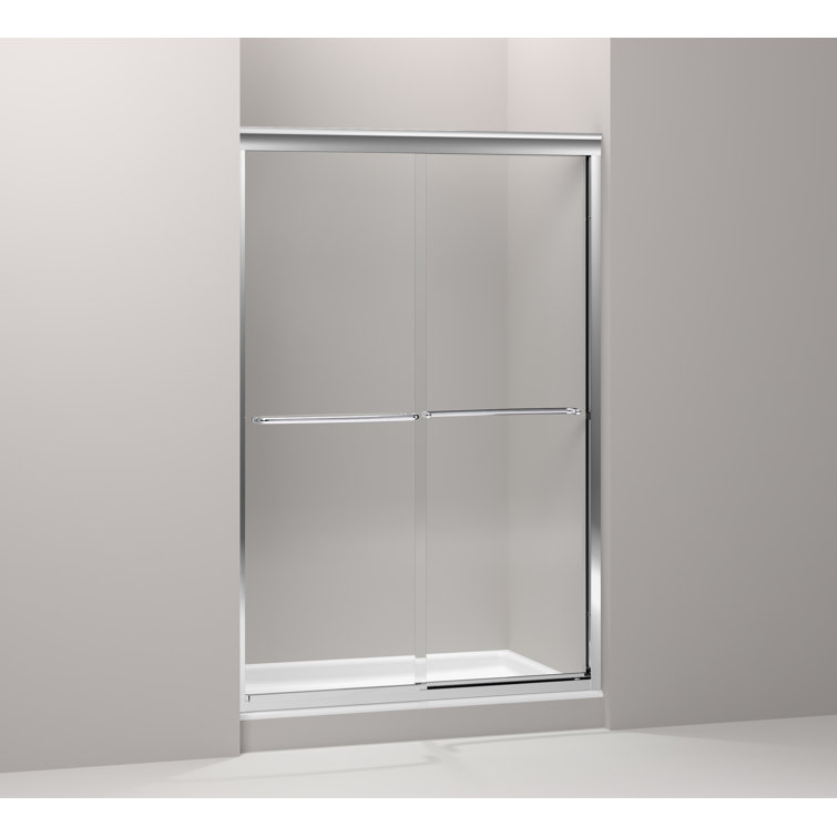 Fluence 47.63" x 70.31" Bypass Shower Door with CleanCoat® Technology