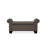 Linen Blend Upholstered Storage Bench