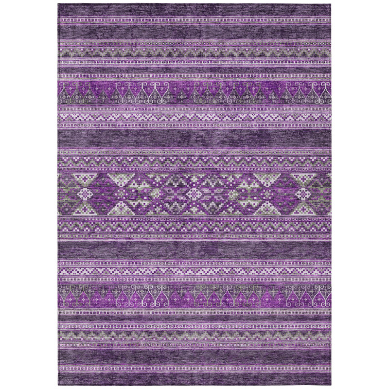 Tapis lavable intérieur / extérieur 8 pi x 10 pi Southwestern