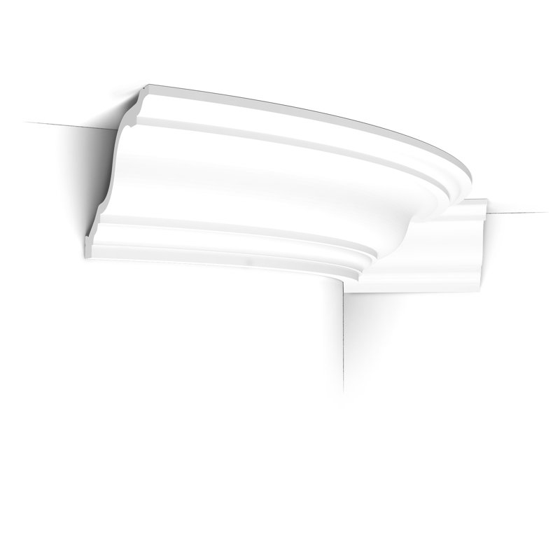 7-11/16 in x 5-7/8 in x 78-3/4 in Primed White Plain Polyurethane Crown Molding